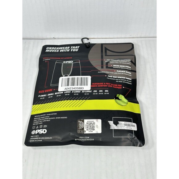 Size Medium - PSD Playboy Neon Green Zebra Print Boxers Underwear NEW - Picture 3 of 3